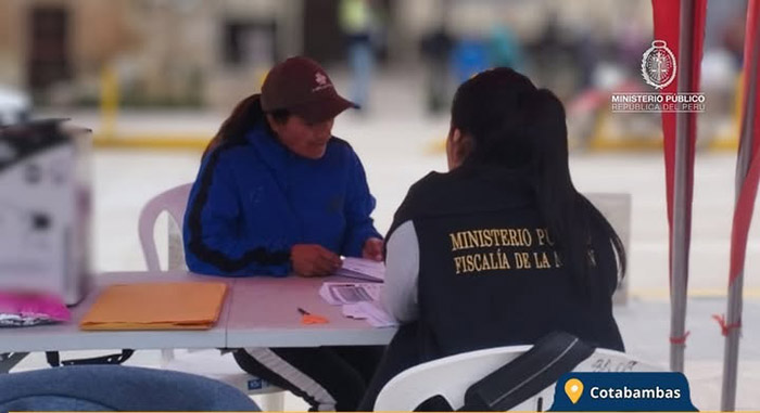 Ministerio Público empoderó en enfoque de derechos a pobladores de Challhuahuacho 
